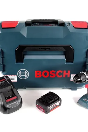 Haute Qualité Bosch Professional Perceuse-Visseuse sans fil GSR 18V-28 + Coffret L-Boxx + 1x Batterie GBA 6,0 Ah + Chargeur GAL 1880 CV