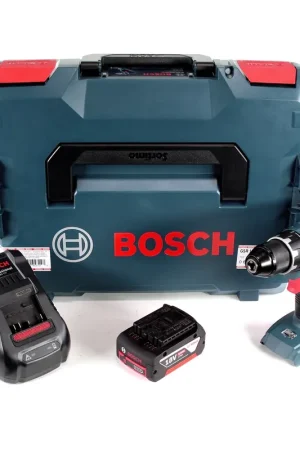 Bosch GSR 18V-28 Perceuse-visseuse sans fil 18V 1/2" 13mm + Coffret de transport L-Boxx + 1x Batterie 5 Ah + Chargeur rapide Expédié Aujourd'hui