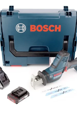 Scie alternative à batterie Bosch GSA 18V-Li C Scie sabre 18V en L-Boxx + 1x batterie 2,0 Ah + chargeur Promotion Saisonnière