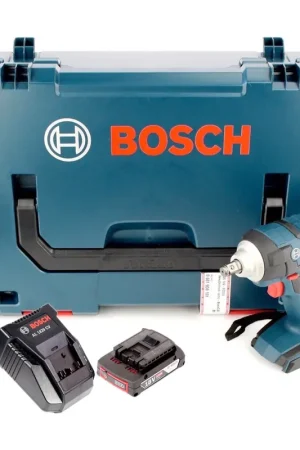 Clé à chocs rotative sans fil Bosch GDS 18 V-EC 250 18 V 250 Nm sans balai + 1x batterie 2,0 Ah + chargeur + L-Boxx Top Vente