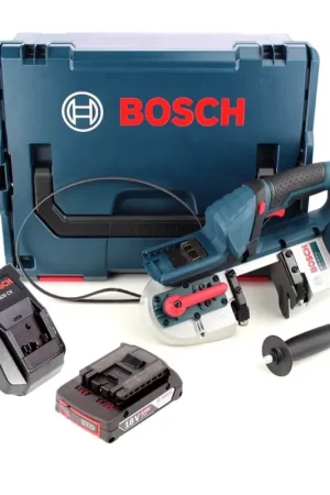 Scie à ruban à batterie Bosch GCB 18 V-LI 18V + 1x batterie 2,0Ah + chargeur + L-Boxx Expédition Rapide