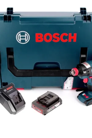 Clé à chocs rotative sans fil Bosch GDX 18 V-EC Professional 18 V en L-Boxx + 1 batterie 2,0 Ah + chargeur AL 1820 CV Satisfait Ou Remboursé
