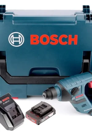 Prix Bas Bosch GBH 18 V-Li Compact Professional Perforateur sans Fil + Coffret L-Boxx + 1x Batterie GBA 2 Ah + Chargeur AL 1820 CV