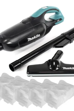 Makita DCL 182 ZB Aspirateur sans fil 18 V noir + 5x sacs à poussière en non-tissé - sans batterie, sans chargeur Prix Promo