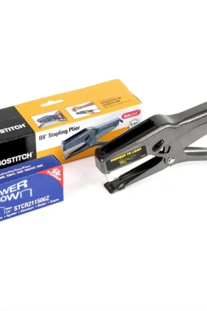 Bostitch STCR2115 Pro B8 Agrafeuse + Boite de 5.000 Agrafes 6 mm 1/4" Réduction