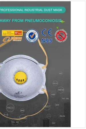 Masque anti-poussières fines VIC VIC821VC (1 pièce) 4 couches FFP2 avec valve au charbon actif de forme ergonomique Achetez Aujourd'hui