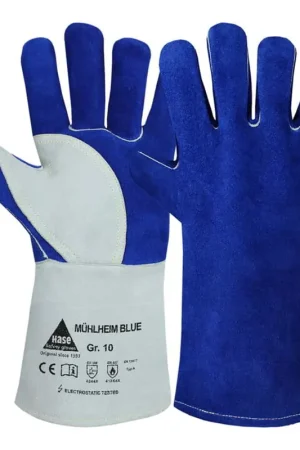Nouvel Arrivage HASE Gant de soudeur Mühlheim Blue taille 12 bleu/gris ( 8000606295 )