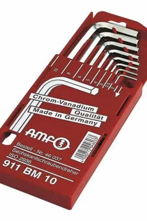 Commander Vite AMF Jeu de clés mâles coudées 911BM 8 pcs. boîte coulissante ( 4000825334 )