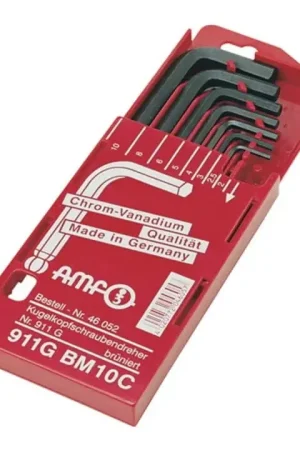 Affaire À Saisir AMF Jeu de clés mâles coudées 911G-BM10 8 pcs. boîte coulissante ( 4000825449 )