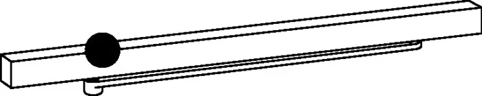DORMAKABA Glissière G-EMF pour TS 93 argent ( 3000207500 ) Solde