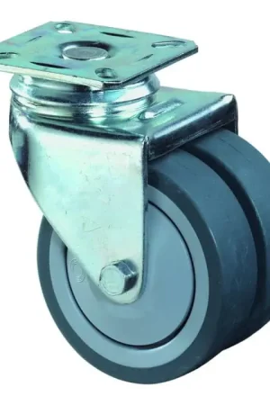 BS ROLLEN Roulette double orientable sans frein 75 mm 80 kg ( 3000275278 ) Marque