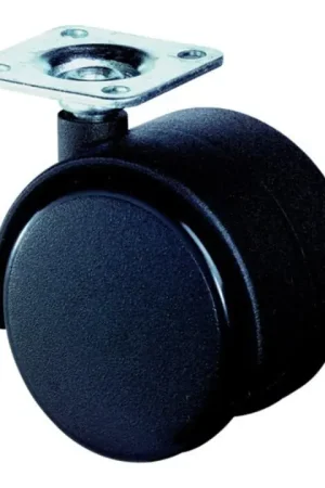 BS ROLLEN Roulette double en plastique D. de la roue 50 mm cap. charge 40 kg ( 3000275081 ) Dernière Chance