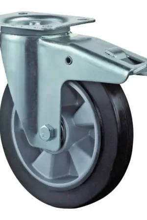 Populaire BS ROLLEN Roulette pivotante de charge lourde d. de la roue 125 mm cap. charge 200 kg ( 3000275448 )