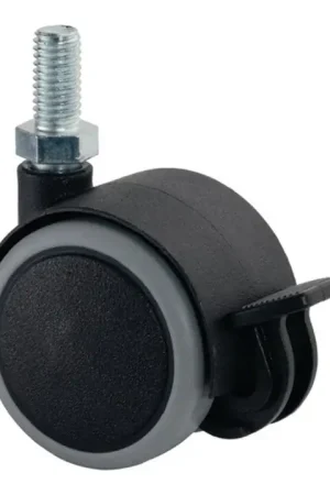 Nouveauté BS ROLLEN Rouleau double en plastique avec blocage D. de la roue 50 mm cap. charge 50 kg ( 3000275010 )