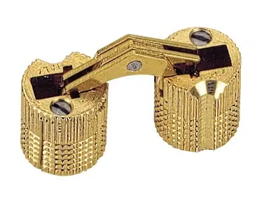 Charnière cylindrique à percer HETTICH 14 mm laiton brossé mat ( 3000272092 ) Prix Bas