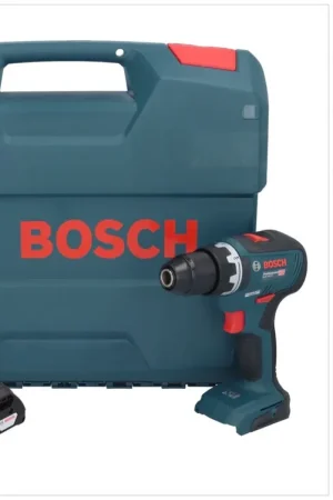 Bosch GSR 18V-55 Professional Perceuse-visseuse sans fil 18 V 55 Nm Brushless + 1x batterie 2,0 Ah + L-Case - sans chargeur Réduction