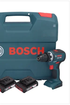 Bosch GSR 18V-55 Professional Perceuse-visseuse sans fil 18 V 55 Nm Brushless + 2x batterie 2,0 Ah + chargeur + L-Case Affaire À Saisir