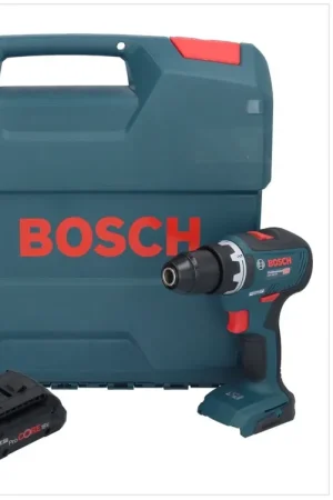 Offre Exclusive Bosch GSR 18V-55 Professional Perceuse-visseuse sans fil 18 V 55 Nm Brushless + 1x batterie ProCORE 4,0 Ah + L-Case - sans chargeur