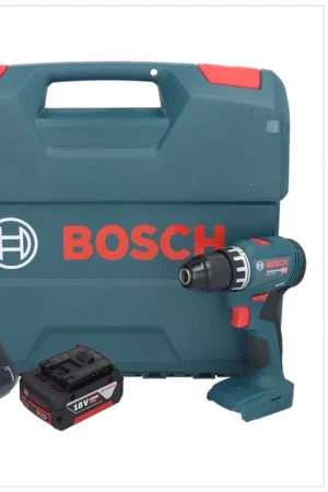 Authentique Bosch GSR 18V-45 Professional perceuse-visseuse sans fil 18 V 45 Nm sans balais + 1x batterie 5,0 Ah + chargeur + mallette en L