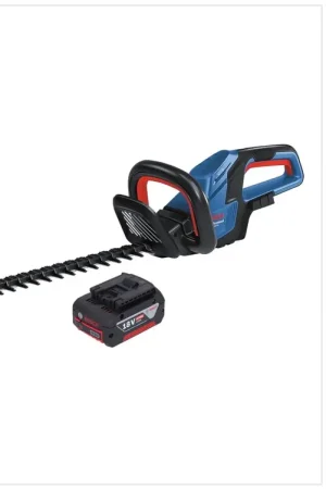 Soldes Bosch GHE 18V-60 Professional Taille-haie sans fil 18 V 60 cm Brushless + 1x batterie 4,0 Ah - sans chargeur