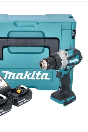 Makita DDF 489 RFJ Perceuse-visseuse sans fil 18 V 73 Nm Brushless + 2x batterie 3,0 Ah + chargeur + Makpac Vente Directe