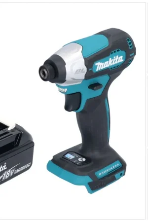Bon Plan Makita DTD 157 M1 Clé à choc sans fil 18 V 140 Nm 1/4'' Brushless + 1x batterie 4,0 Ah - sans chargeur