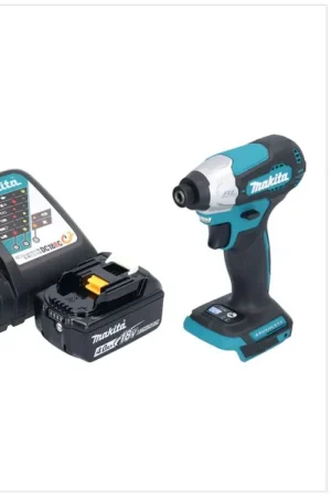 Makita DTD 157 RM1 Clé à choc sans fil 18 V 140 Nm 1/4'' Brushless + 1x batterie 4,0 Ah + chargeur Bon Marché