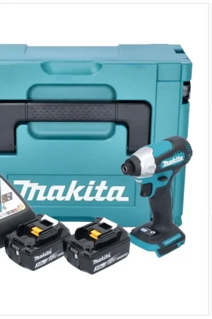 Expédition Rapide Makita DTD 157 RFJ visseuse à chocs sans fil 18 V 140 Nm 1/4'' sans balais + 2x batterie 3,0 Ah + chargeur + Makpac