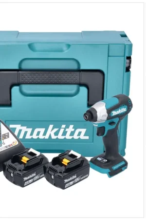 Prix Choc Makita DTD 157 RMJ visseuse à chocs sans fil 18 V 140 Nm 1/4'' sans balais + 2x batterie 4,0 Ah + chargeur + Makpac