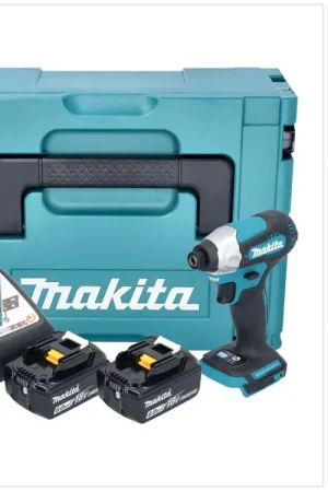 Seulement Aujourd'hui Makita DTD 157 RGJ Clé à choc sans fil 18 V 140 Nm 1/4'' Brushless + 2x batterie 6,0 Ah + chargeur + Makpac