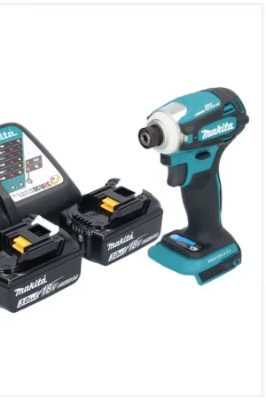 Makita DTD 172 RF Clé à choc sans fil 18 V 180 Nm 1/4'' Brushless + 2x batterie 3,0 Ah + chargeur Nouvel Arrivage