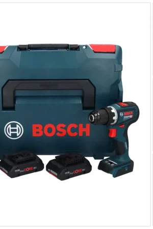 Bosch GSR 18V-90 C Professional Perceuse-visseuse sans fil 18 V 64 Nm Brushless ( 06019K6004 ) + 2x batterie ProCORE 4,0 Ah + chargeur + L-Boxx Prix Réduit
