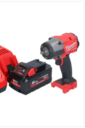 Remise Milwaukee M18 FMTIW2F38-801 Clé à chocs sans fil 18 V 745 Nm 3/8'' Brushless + 1x batterie 8,0 Ah + chargeur