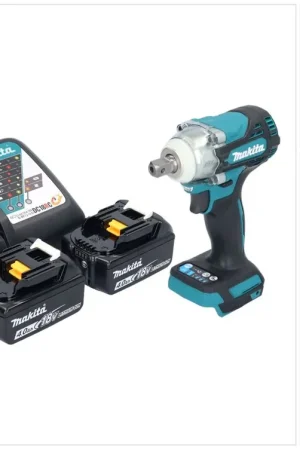 Makita DTW 301 RM Clé à choc 18 V 330 Nm 1/2'' Brushless + 2x batterie 4,0 Ah + chargeur Réduction