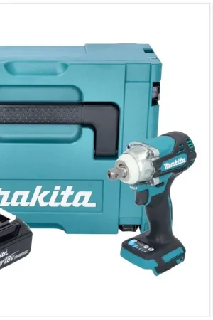 Prix Réduit Makita DTW 301 T1J Clé à choc sans fil 18 V 330 Nm 1/2" Brushless + 1x batterie 5,0 Ah + Makpac - sans chargeur