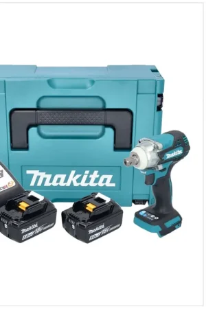 Makita DTW 301 RTJ Clé à choc sans fil 18 V 330 Nm 1/2" Brushless + 2x batterie 5,0 Ah + chargeur + Makpac Achetez Aujourd'hui