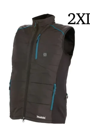 Makita DCV 202 Z 2XL Gilet thermique sans fil 14,4 V / 18 V + Adaptateur de batterie - sans batterie, sans chargeur Achat Immédiat