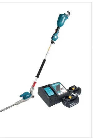 Makita DUN 500 WRM2 Taille-haies sans fil 18 V 50 cm Brushless + 2x batterie 4,0 Ah + chargeur Prix Réduit