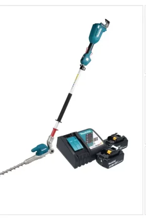 Haute Qualité Makita DUN 500 WRT2 Taille-haies sans fil 18 V 50 cm Brushless + 2x batterie 5,0 Ah + chargeur