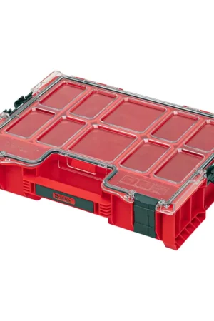 Qbrick System PRO Organizer 300 RED ULTRA HD empilable 452 x 358 x 110 mm 9 l IP54 avec 8 inlays Usine Directe