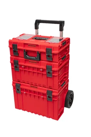 Satisfait Ou Remboursé Qbrick System ONE Cart Profi Set 2.0 RED ULTRA HD Custom + ONE 350 Profi 2.0 RED ULTRA HD Custom + ONE 200 Profi 2.0 RED ULTRA HD Custom empilable IP66