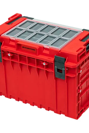 Toolbrothers RHINO XXL Mallette à outils ULTRA Handling+ hauteur XL 52 l IP66 avec séparateurs amovibles + boîtes Bon Plan
