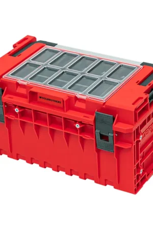Toolbrothers RHINO XXL Mallette à outils ULTRA Handling+ hauteur L 38 l IP66 avec séparateurs amovibles + boîtes Dernier Modèle
