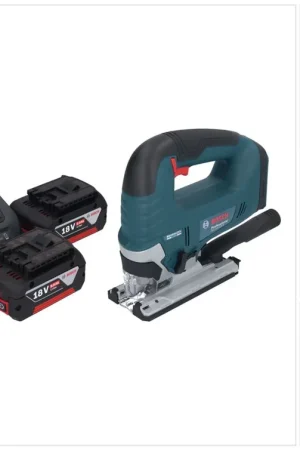 Scie sauteuse sans fil Bosch GST 18V-125 B Professional 18 V 125 mm Brushless + 2 batteries 5,0 Ah + chargeur Retour Gratuit