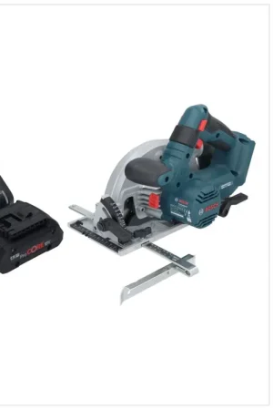 Nouvel Arrivage Bosch GKS 18V-57-2 Professional Scie circulaire portative sans fil 18 V 165 mm Brushless + 1x batterie ProCORE 4,0 Ah + chargeur