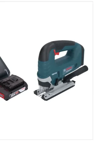 Commander Vite Bosch GST 18V-125 B Professional Scie sauteuse sans fil 18 V 125 mm Brushless + 1x batterie 2,0 Ah + chargeur