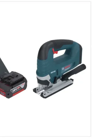 Acheter Direct Bosch GST 18V-125 B Professional Scie sauteuse sans fil 18 V 125 mm Brushless + 1x batterie 4,0 Ah + chargeur