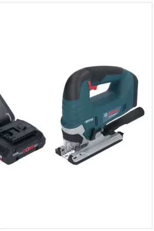 Affaire À Saisir Bosch GST 18V-125 B Professional Scie sauteuse sans fil 18 V 125 mm Brushless + 1x batterie ProCORE 4,0 Ah + chargeur