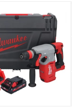 Milwaukee M18 BLHX-301X Marteau perforateur burineur sans fil 18 V 2,3 J Brushless + 1x Batterie 3,0 Ah + Ladegert + HD-Box Prix Réduit