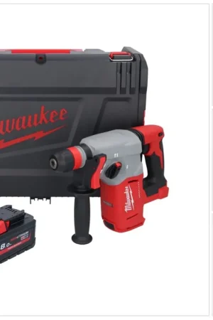 Paiement Sécurisé Milwaukee M18 BLHX-801X Marteau perforateur burineur sans fil 18 V 2,3 J Brushless + 1x Batterie 8,0 Ah + HD-Box - ohne Ladegert